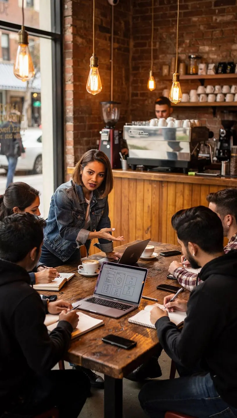 Illustration of color contrast in software usability.